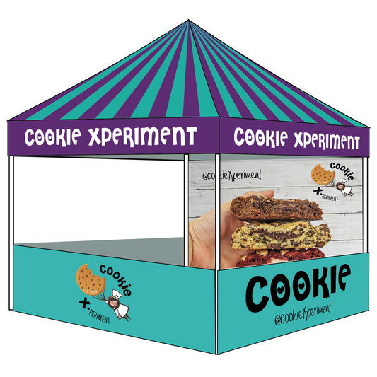 Personalized Pop Up Custom Canopy Tent Trade Show Ultra One Sidewall & 3Half walls Outdoor Events Business
