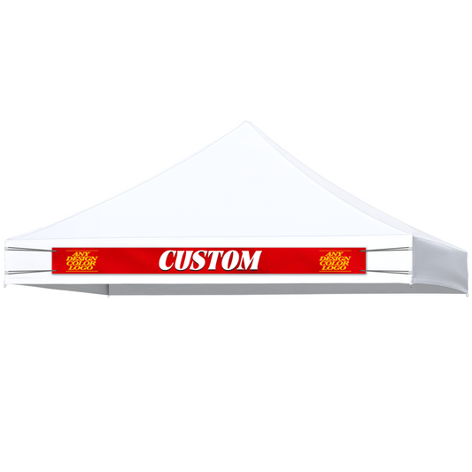 Custom Printed Logo Personalized Canopy Tent Banner Only